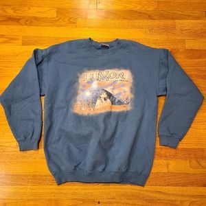 VTG Luxor Las Vegas Promotional Souveneir Crewneck Size L
